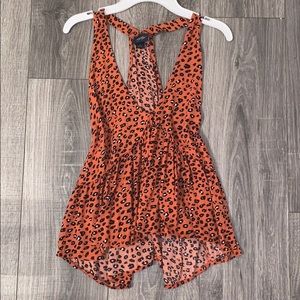 Never worn, cheetah tank top